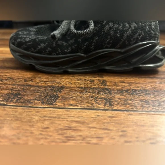 kkdom Boys Running Sneakers Shoes Athletic Black and grey 10.5 Toddler - Picture 9 of 11